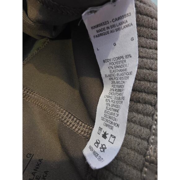 Nike Dri Fit Sports Bra L Womens Green Animal Print Pullover Wireless Athletic - Picture 5 of 6